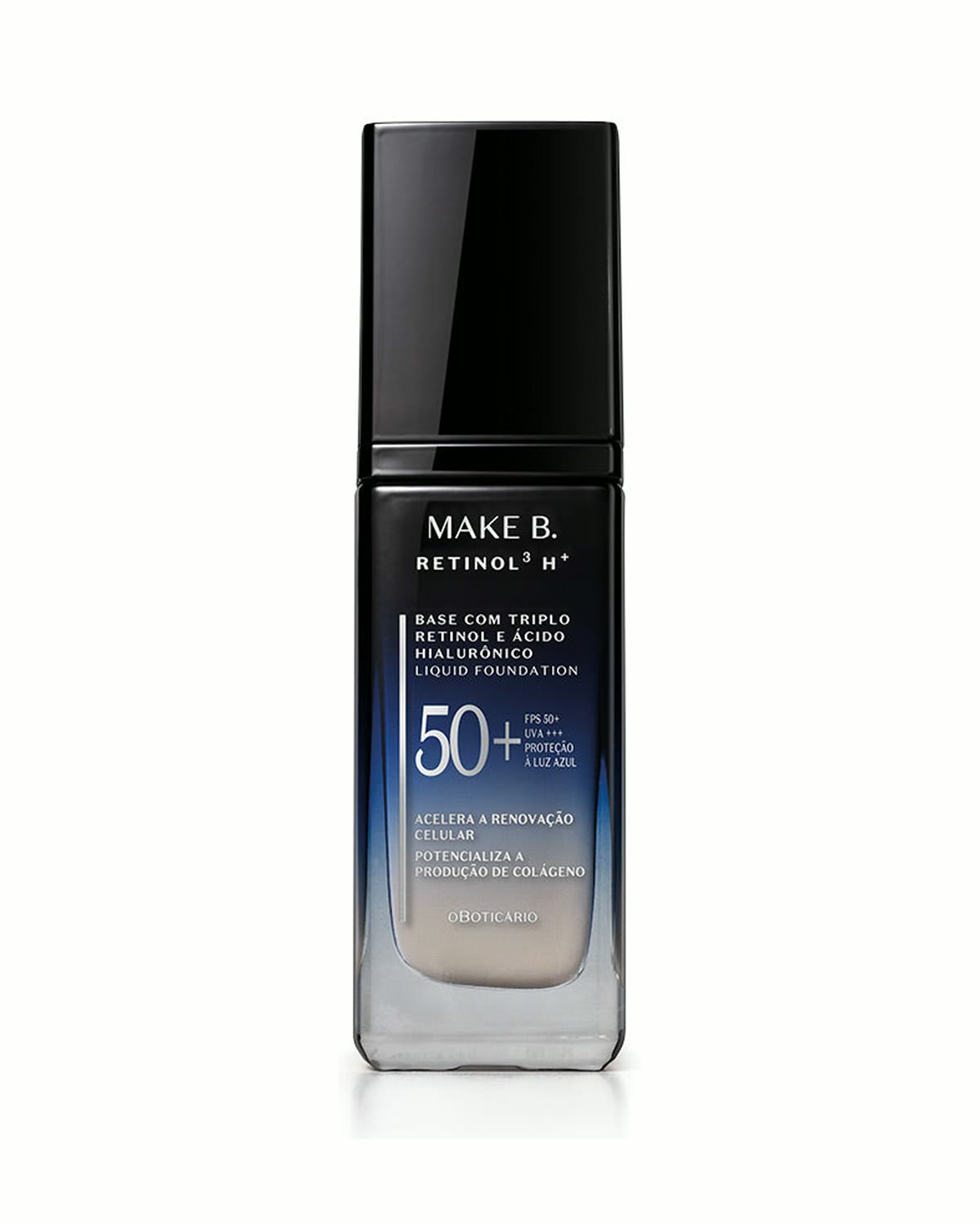 Base com Triplo Retinol e Ácido Hialurónico 50+ Invisível