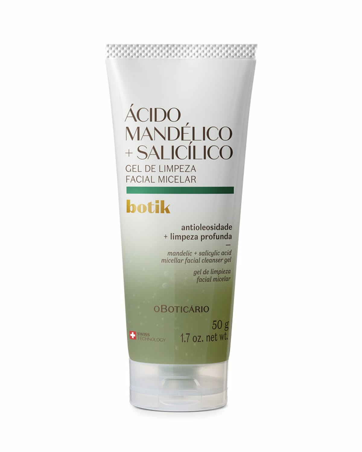 Gel de Limpeza Facial Micelar Ácido Mandélico + Salicílico