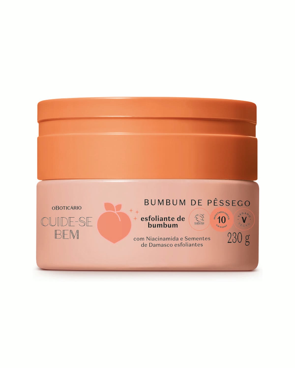 Esfoliante de Bumbum Pêssego