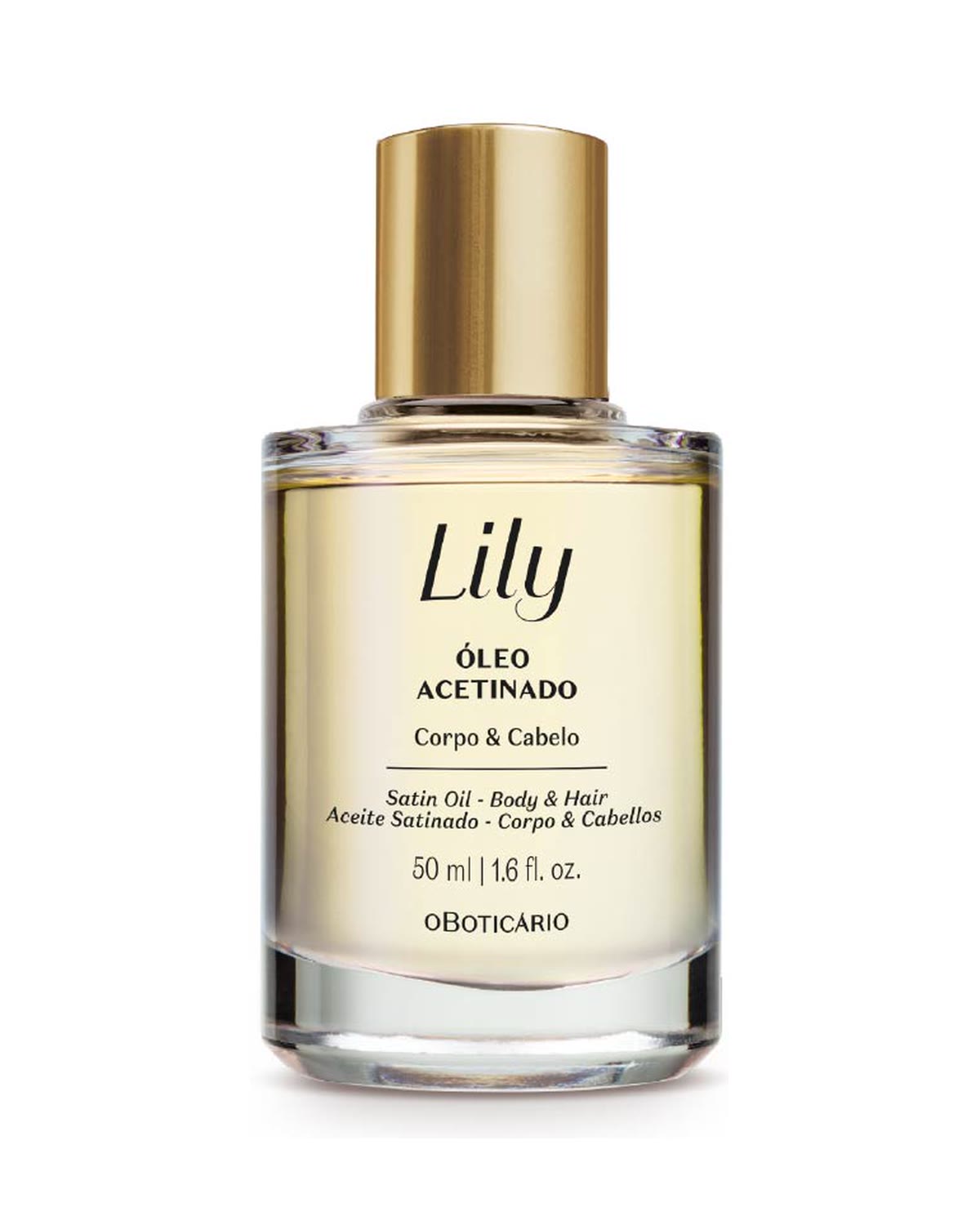 Óleo Acetinado Lily Corpo e Cabelo
