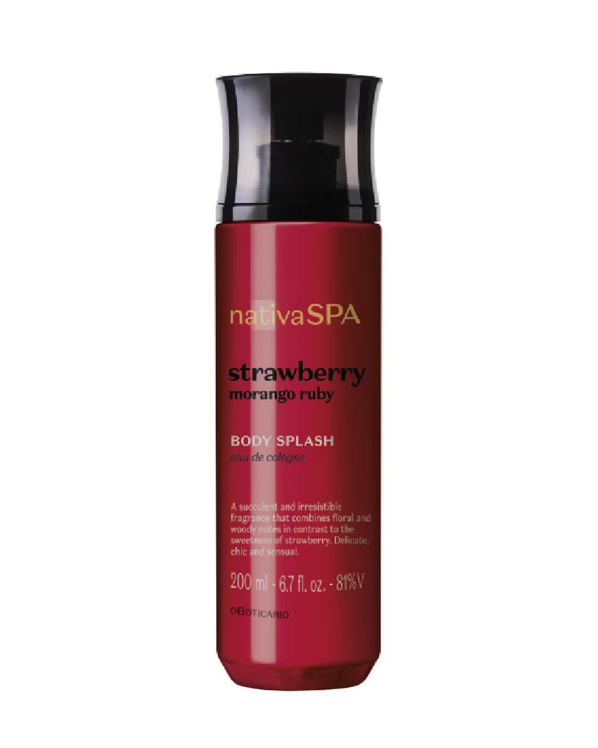 Body Splash Morango Ruby
